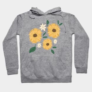 Sunflower Bunch Design Hoodie